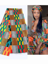 Charger l'image dans la galerie, Nouveauté tissu africain satin soie imprime