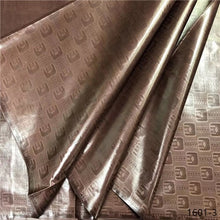 Charger l&#39;image dans la galerie, 5 Yards Bazin Riche dentelle tissu 100% coton nigérian femmes
