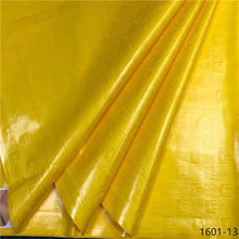 Charger l&#39;image dans la galerie, 5 Yards Bazin Riche dentelle tissu 100% coton nigérian femmes
