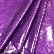 Charger l&#39;image dans la galerie, 5 Yards Bazin Riche dentelle tissu 100% coton nigérian femmes
