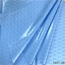 Charger l&#39;image dans la galerie, 5 Yards Bazin Riche dentelle tissu 100% coton nigérian femmes
