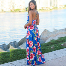 Charger l&#39;image dans la galerie, Robe de plage de vacances Sling Imprimer
