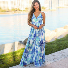 Charger l&#39;image dans la galerie, Robe de plage de vacances Sling Imprimer
