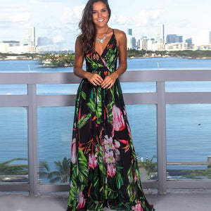 Robe de plage de vacances Sling Imprimer