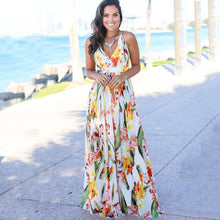 Charger l&#39;image dans la galerie, Robe de plage de vacances Sling Imprimer
