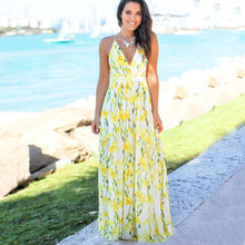 Charger l&#39;image dans la galerie, Robe de plage de vacances Sling Imprimer

