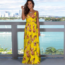 Charger l&#39;image dans la galerie, Robe de plage de vacances Sling Imprimer
