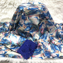 Charger l&#39;image dans la galerie, Tissu bazin de haute qualité avec gland pour mariage 5 2 yards/lot
