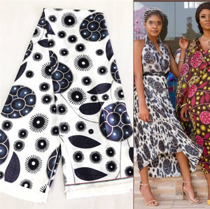 Satin africain de haute qualité pour robe 5 mètres
