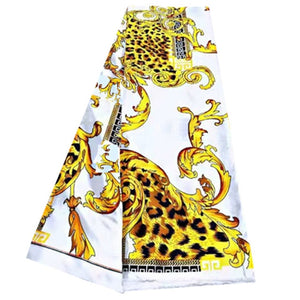 Nouveauté tissu africain satin soie imprime