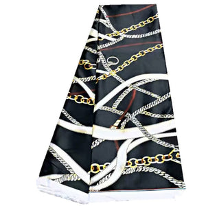 Nouveauté tissu africain satin soie imprime