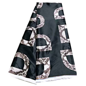 Nouveauté tissu africain satin soie imprime