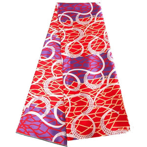 Nouveauté tissu africain satin soie imprime