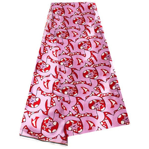 Nouveauté tissu africain satin soie imprime