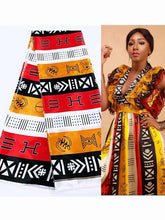 Charger l&#39;image dans la galerie, Nouveauté tissu africain satin soie imprime
